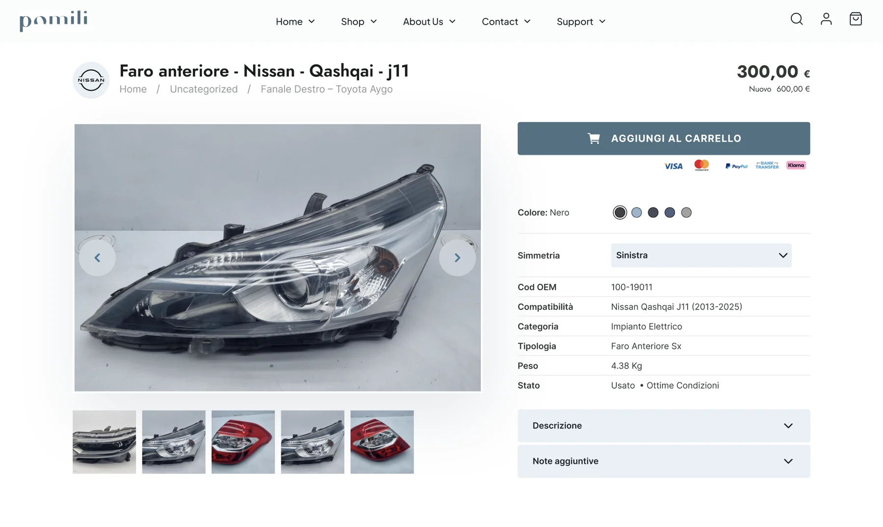 Anteprima del Ricambi auto
