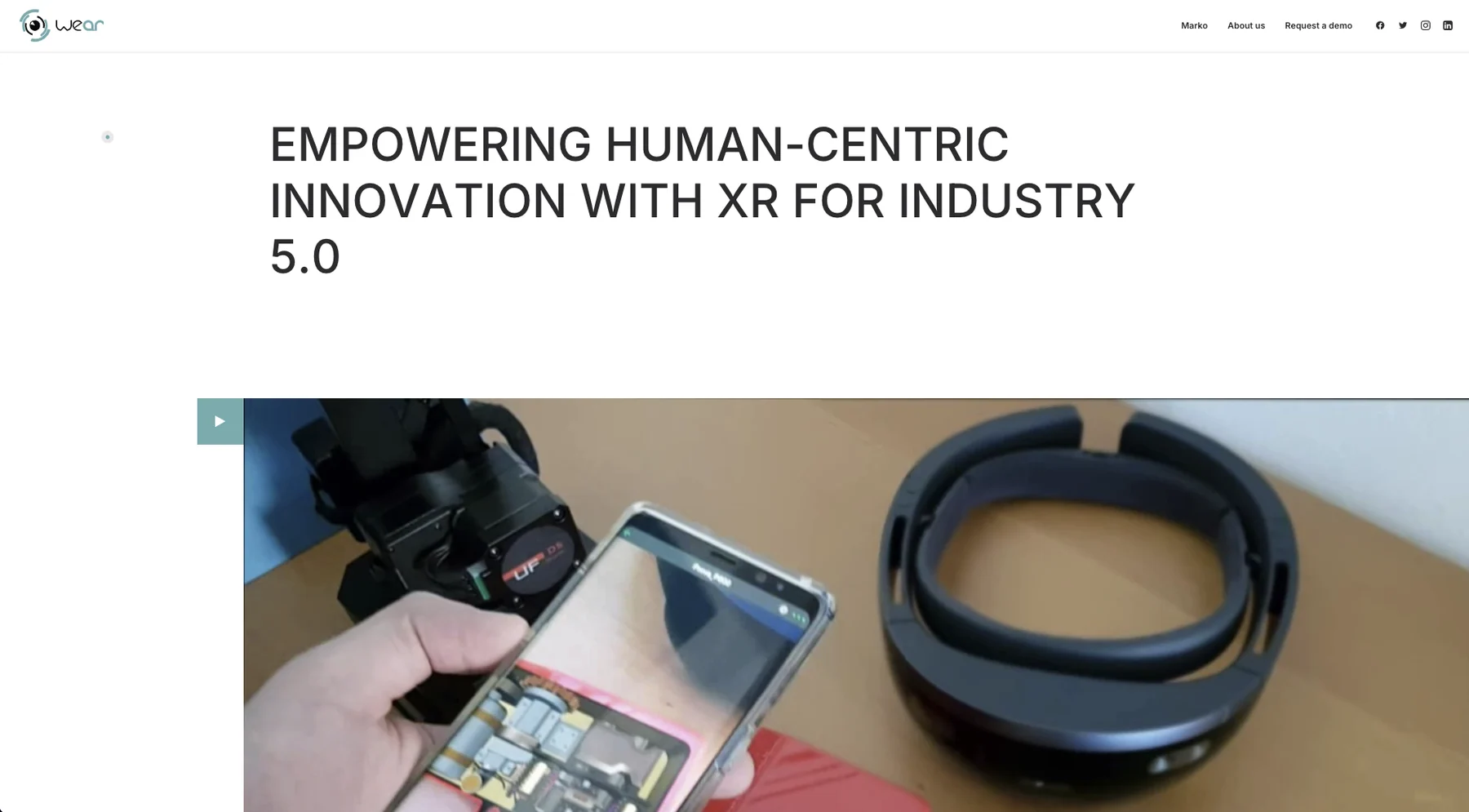 Anteprima del Innovazione XR
